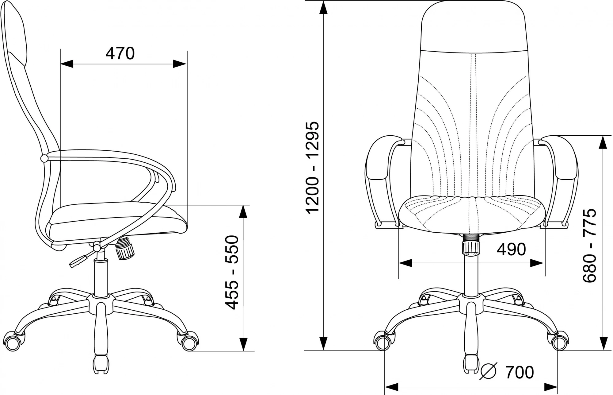 Кресло руководителя Бюрократ CH-610SL