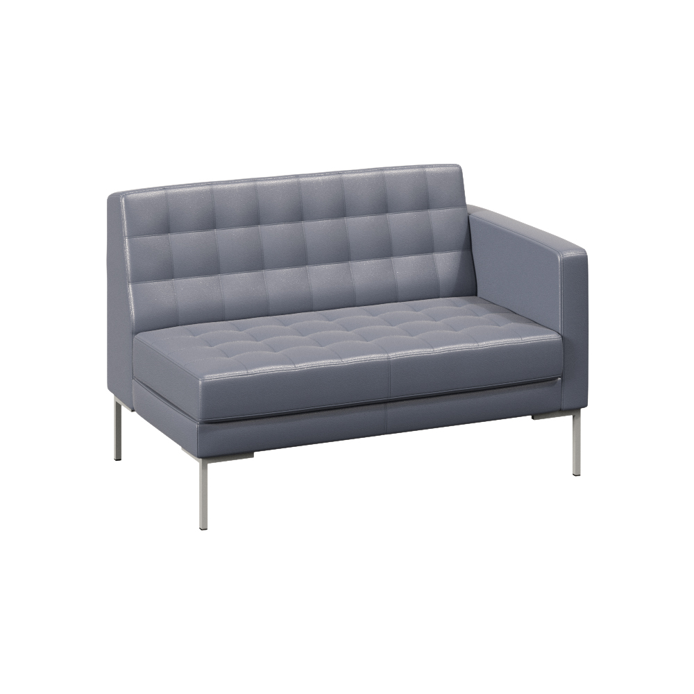 Forest Секция с подлокотником двухместная FR-SP-02 (L)