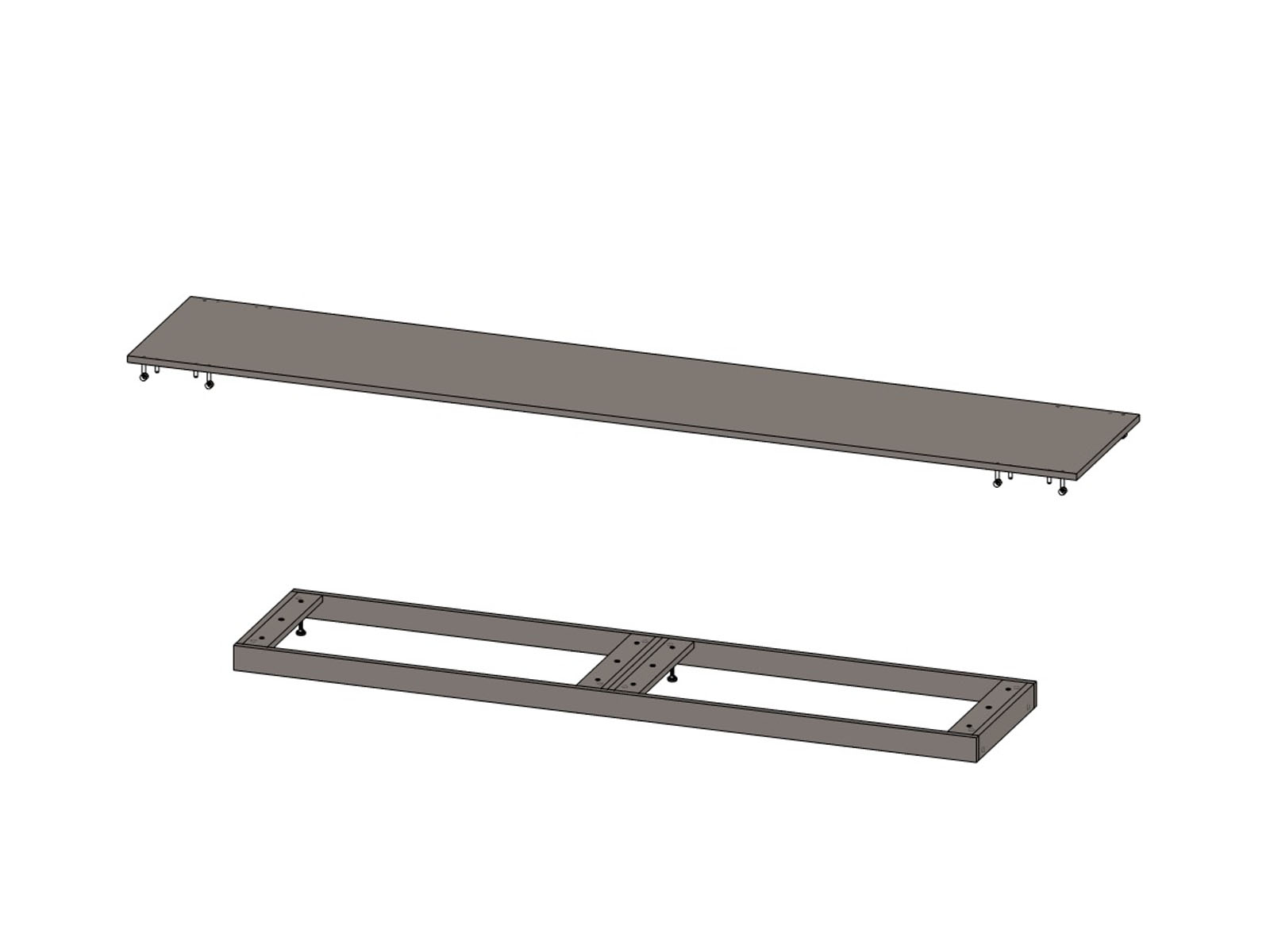 Декоративный топ 2300 и цоколь 1800 (складская) JNO411.U727