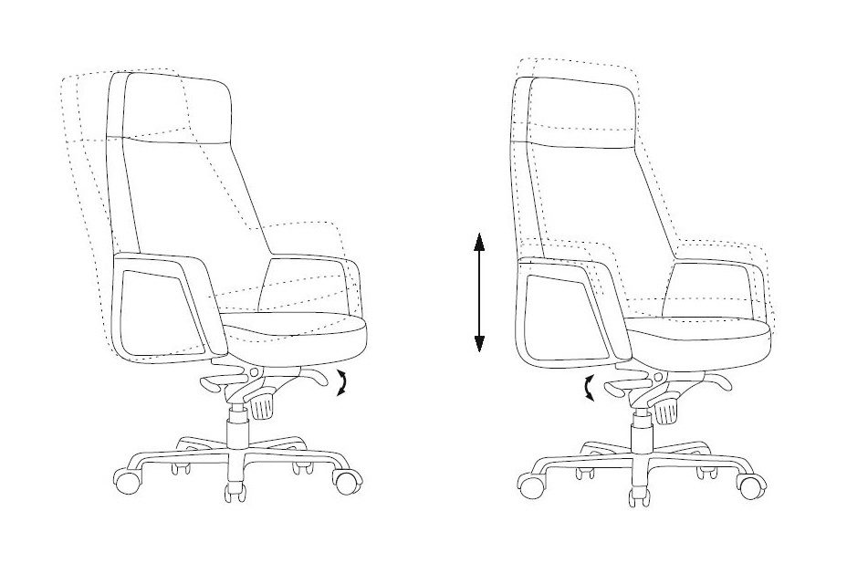 Кресло руководителя Бюрократ _Antonio