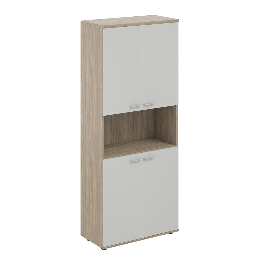 Шкаф высокий с нишей 800х400х1955, 4-х дв, з.ст HDF SG.841.OD.SH.SH