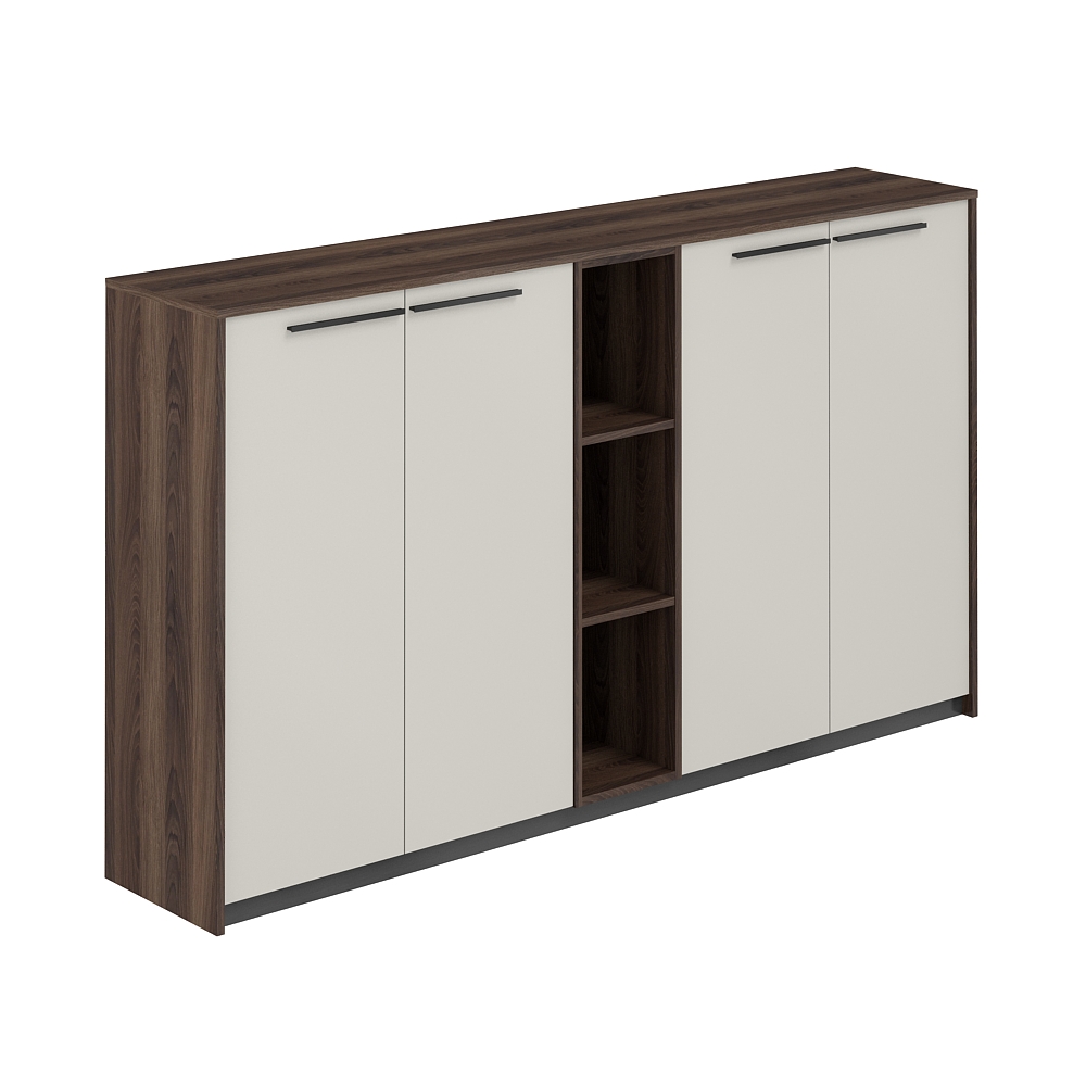 Шкаф средний (2 шт) со стеллажом, 2140х410х1226 RF.404.DA.PG.DA