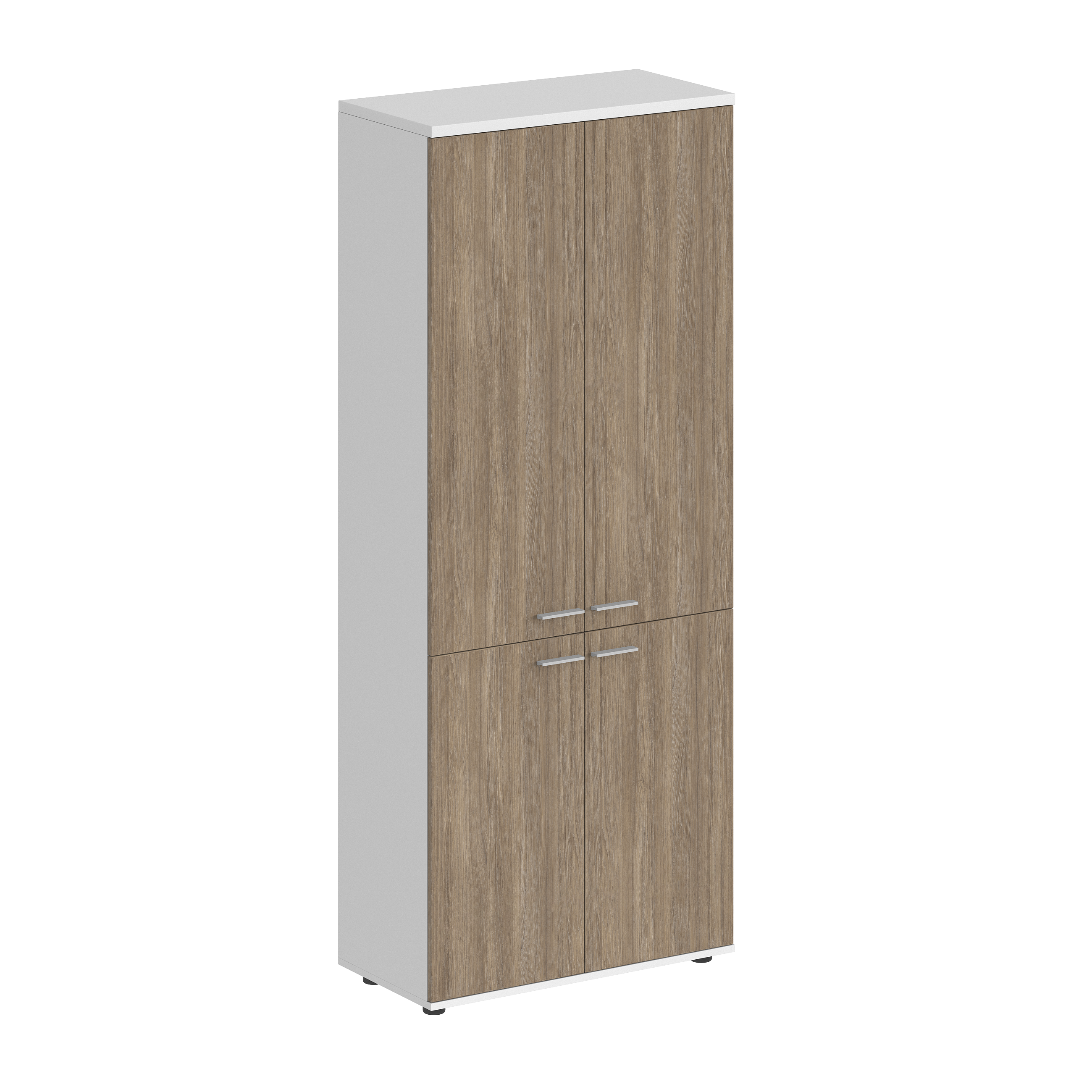 Шкаф высокий 800х400х1955, 4-х дв, з.ст ЛДСП SG.811.WH.OD.OD