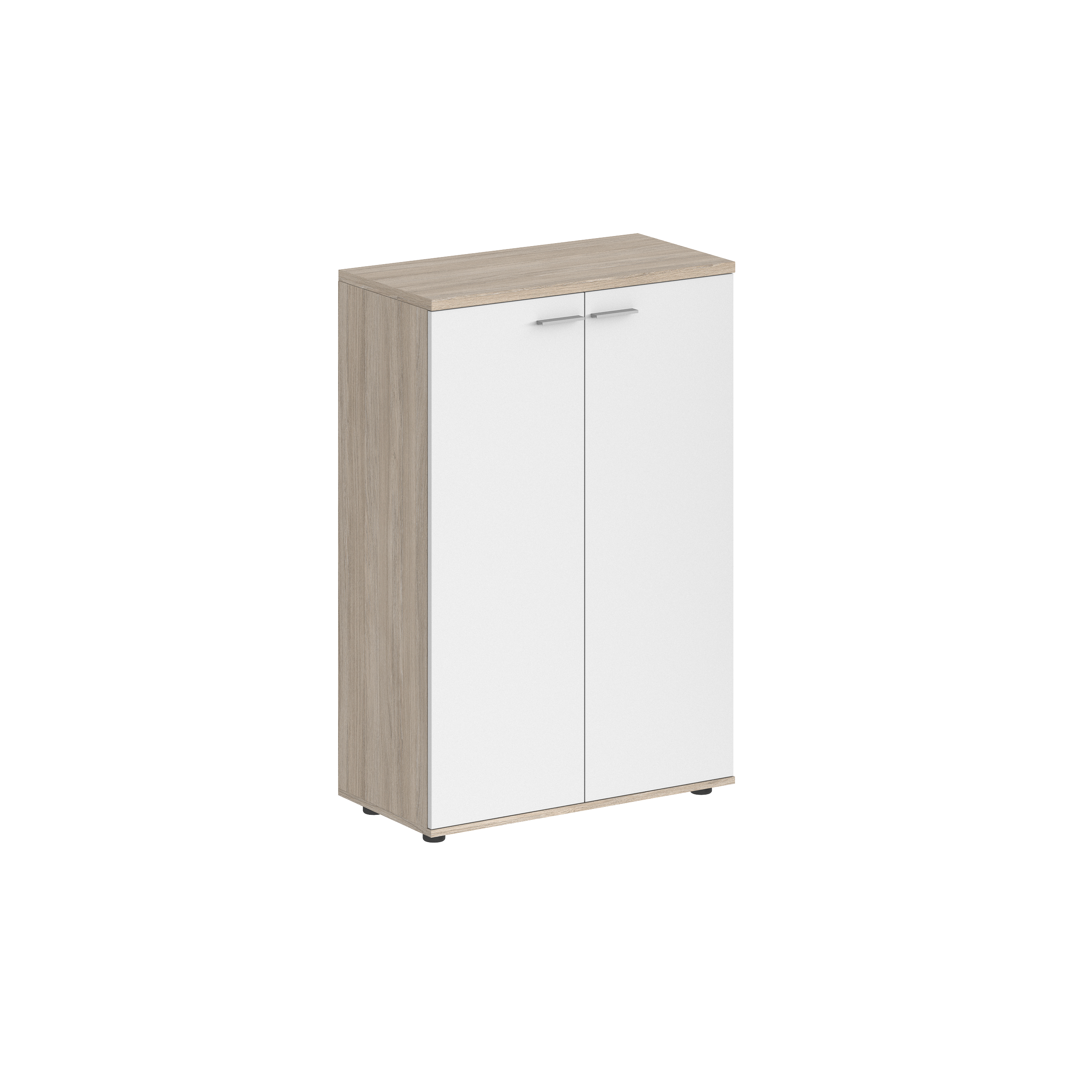 Шкаф средний 800х400х1200, 2-х дв., з.ст ЛДСП SG.813.OL.WH