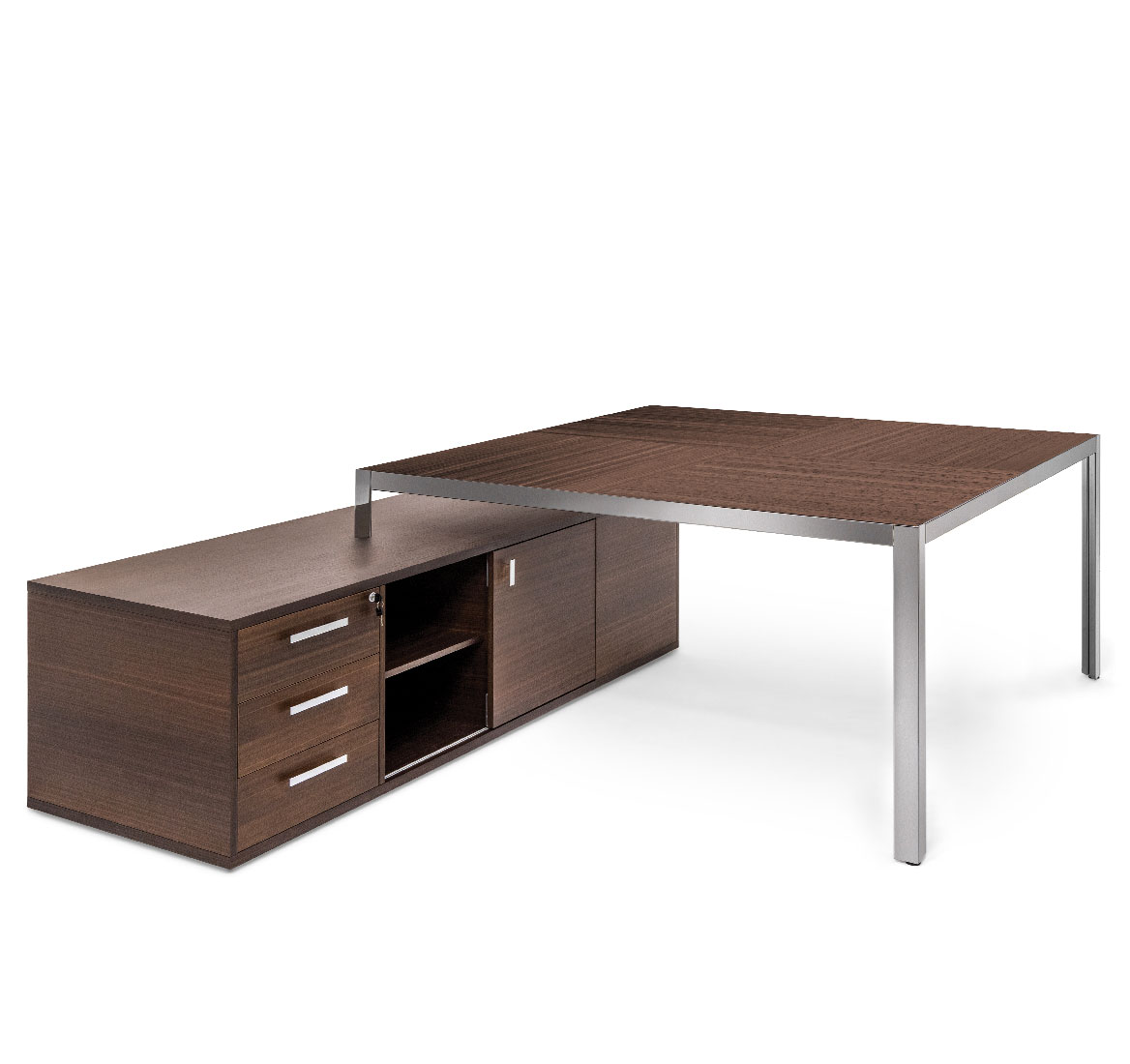 ENZO Стол квадратный/оп.тумба