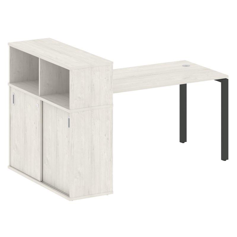 Metal System Стол письменный с шкафом-купе на П-образном м/к БП.РС-СШК-3.3 Т