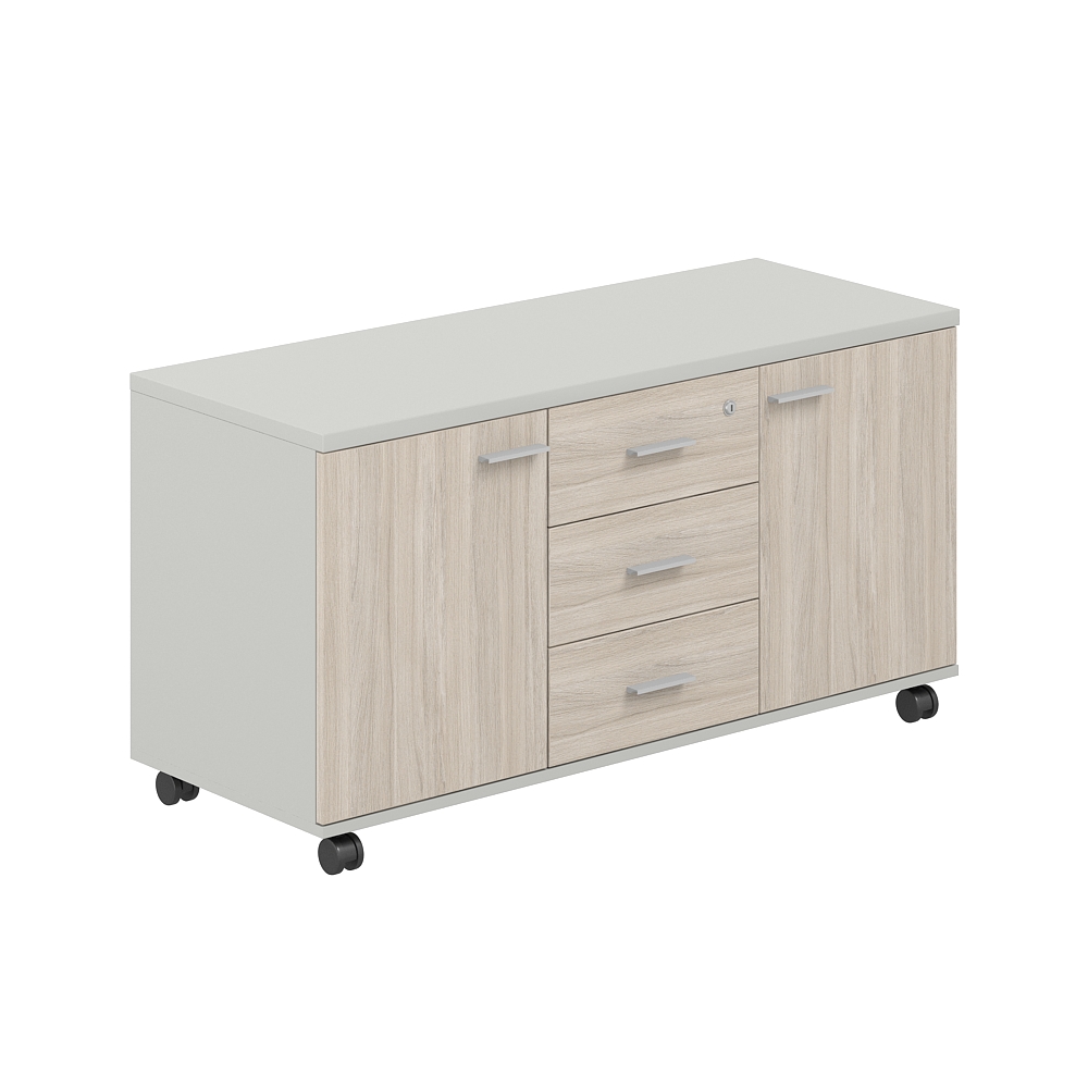 Тумба сервисная с 3 ящ. 1204х460х619, с замком, 2 фасадами SG.621.SH.OL