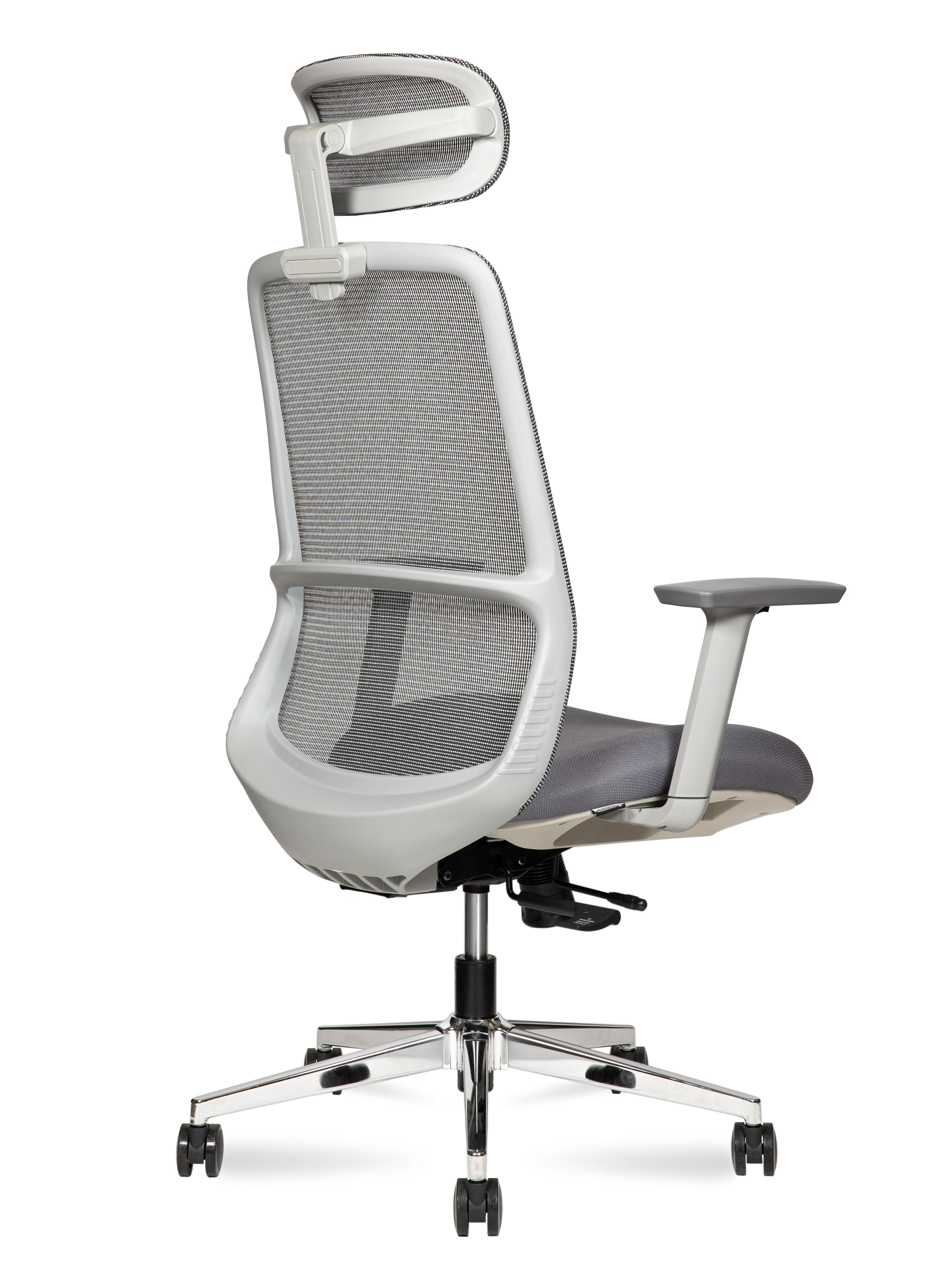 Кресла Некст грэй хром / Next grey chrome