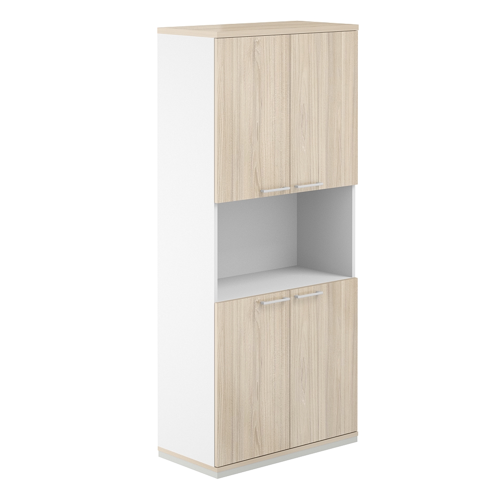 Шкаф 5 ур. 800х400х1833 с нишей AG.220.WH.AR.AR.AR