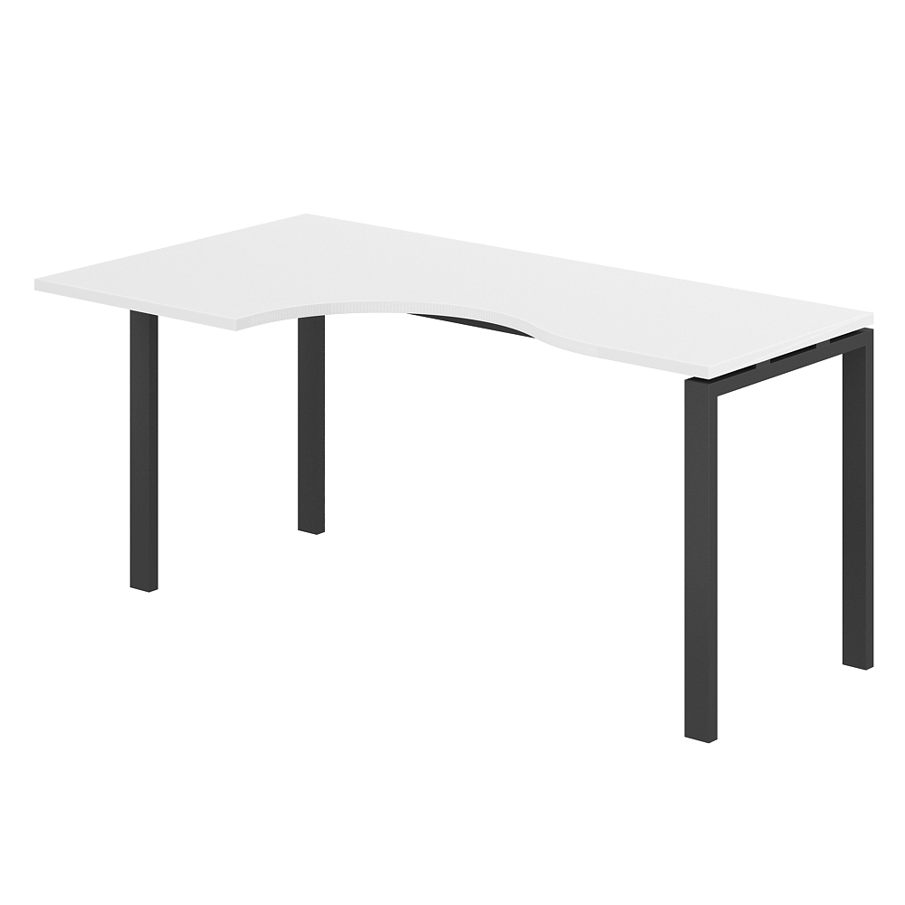 Стол эргономичный 1600х900х750 левый МК60х30 SG.232.WH.63.AN.L