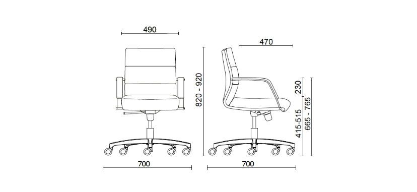Кресло Body Manager Low back