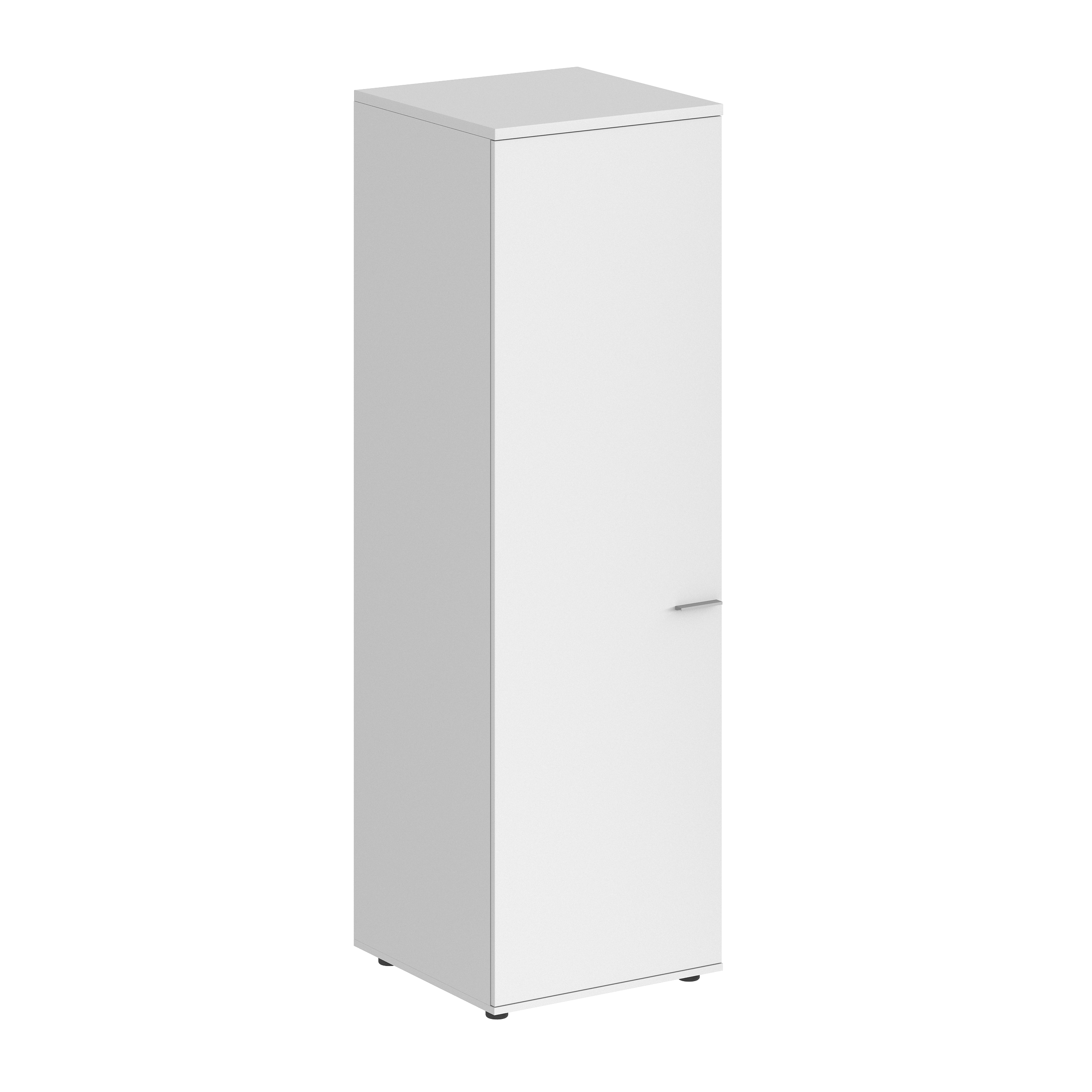 Гардероб 600х600х1955, з.ст ЛДСП 16 мм, левый SG.826.WH.WH.L