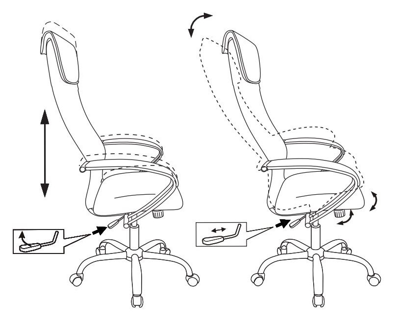 Кресло руководителя Бюрократ CH-607SL