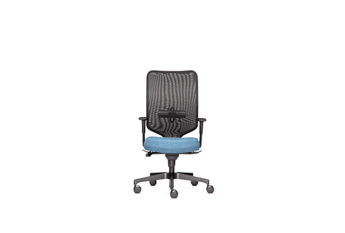 Офисное кресло Flex с высокой спинкой из сетки на крестовине с колесами
