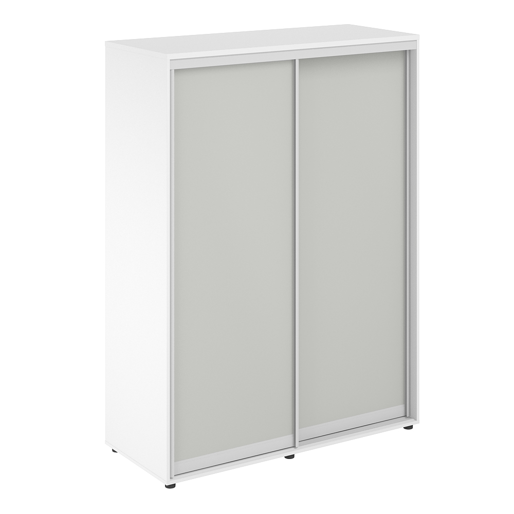 Шкаф купе 1438х600х1953  высокий, з.ст. ХДФ, 2 штанги SG.716.WH.SH