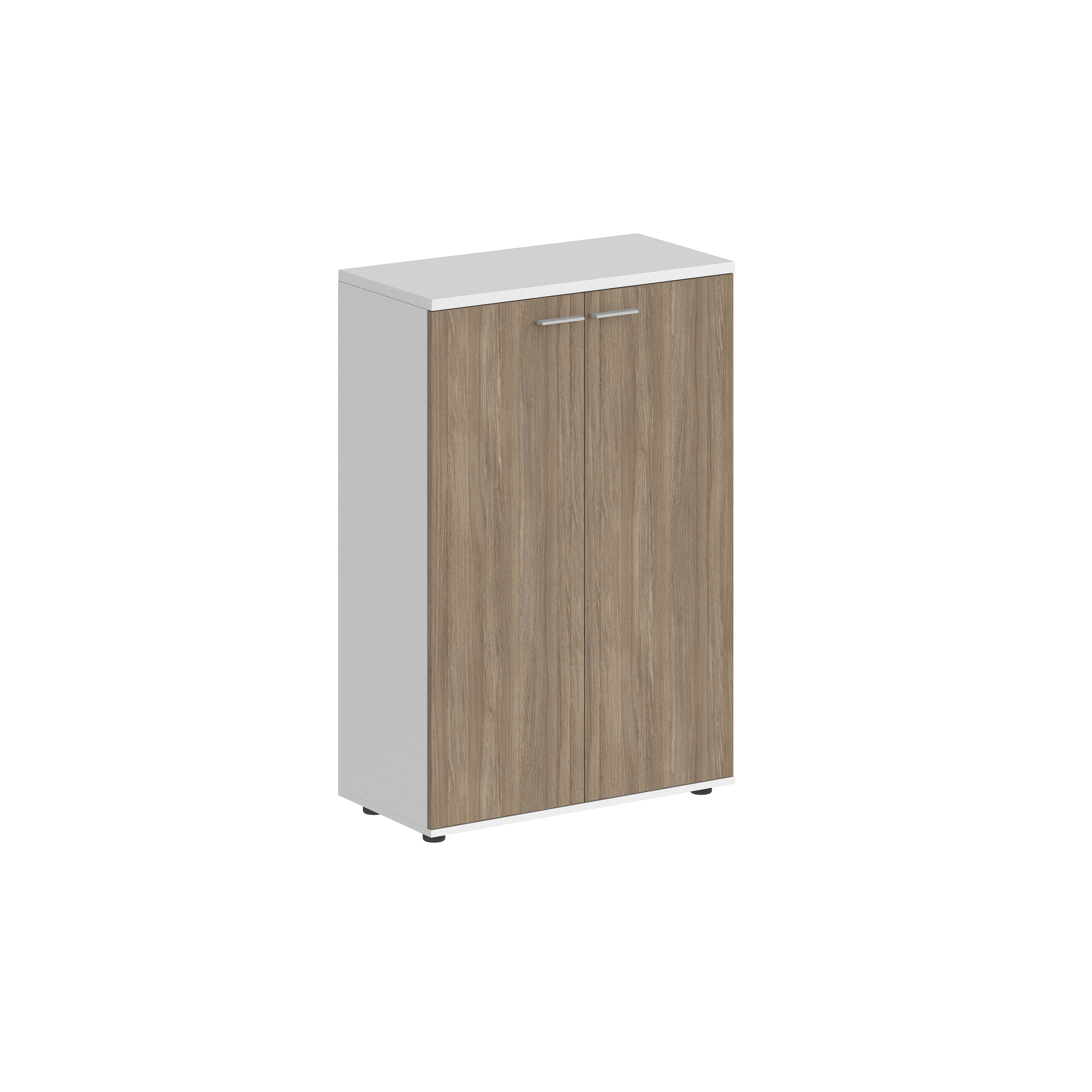 Шкаф средний 800х400х1200, 2-х дв., з.ст ЛДСП SG.813.WH.OD