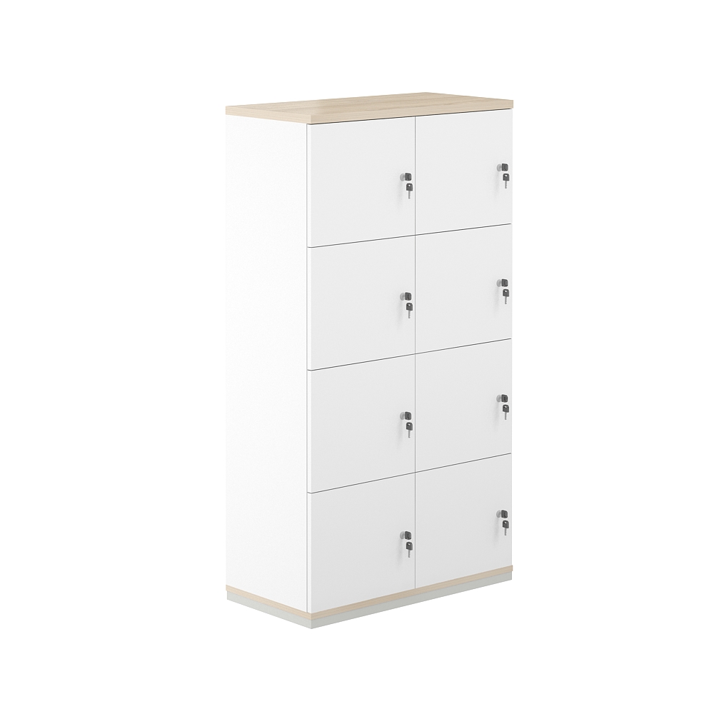 Локер  8 яч.800х400х1472 AG.233.WH.AR.WH