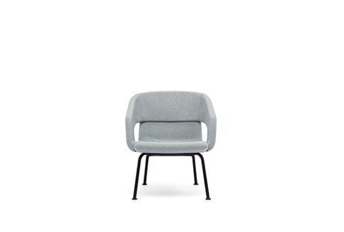 Кресло Atlantis с низкой спинкой на металлических ножках