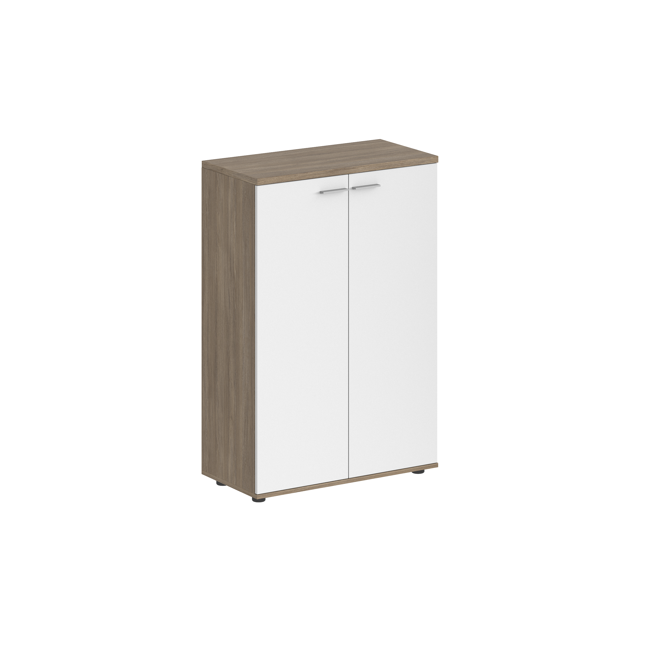 Шкаф средний 800х400х1200, 2-х дв., з.ст ЛДСП SG.813.OD.WH