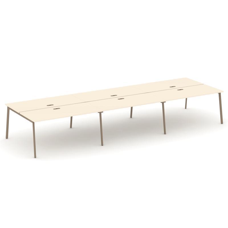 Estetica Рабочая станция 6 мест ES.D.RS-6.4-LP 4740*1500*750