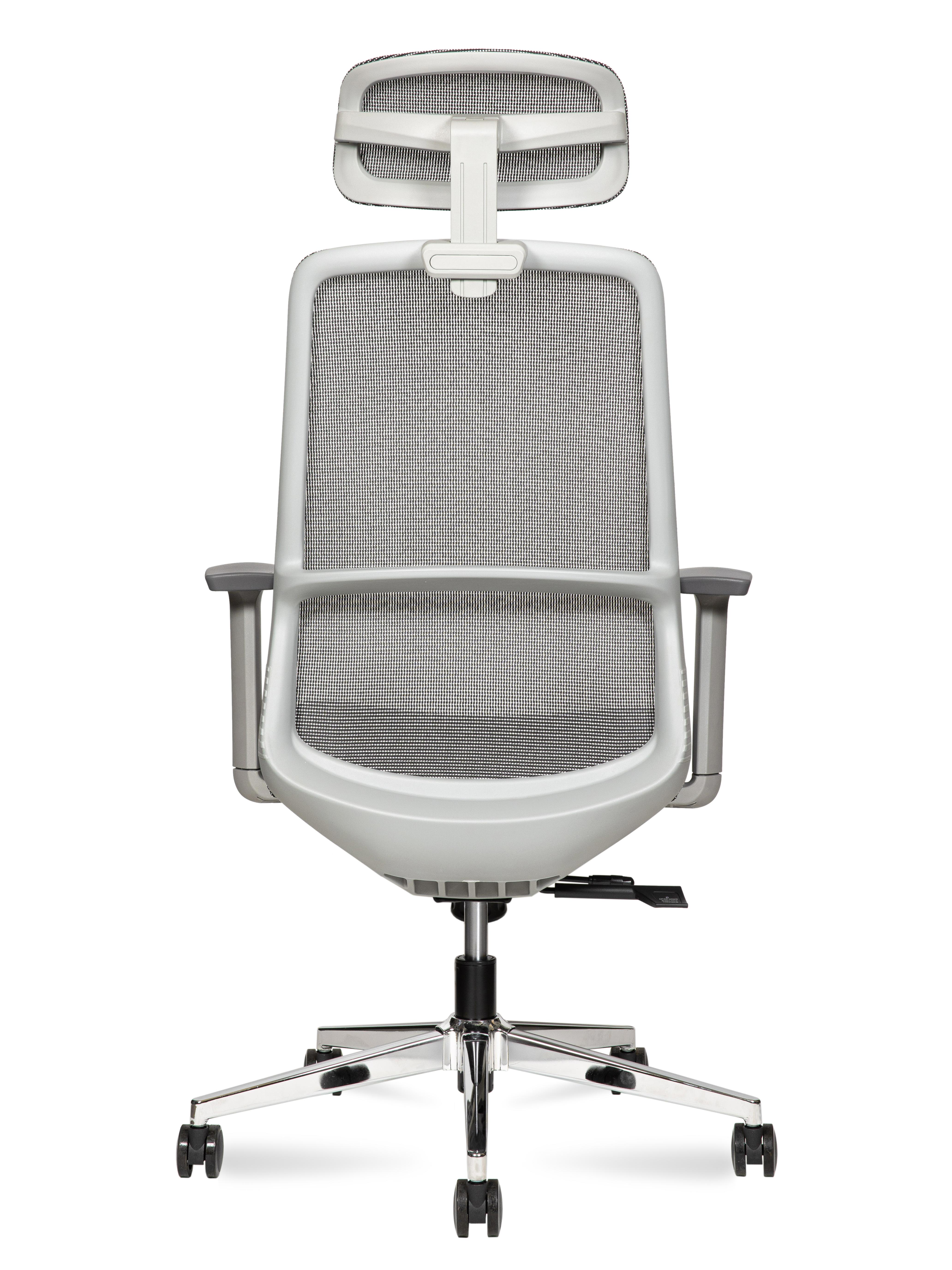 Кресла Некст грэй хром / Next grey chrome