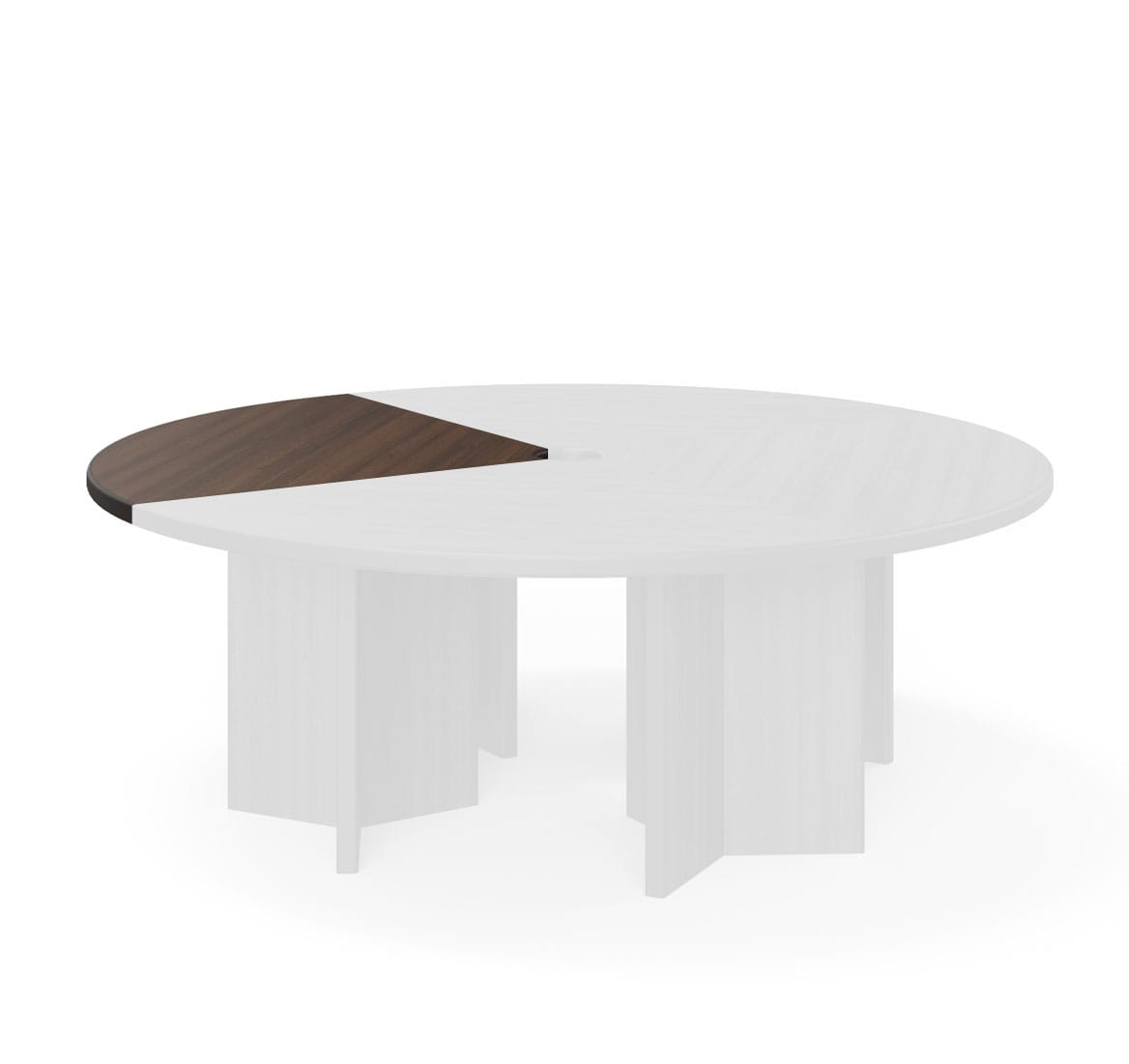 LEGNO Сектор 90* стола/пер ОРЕХ