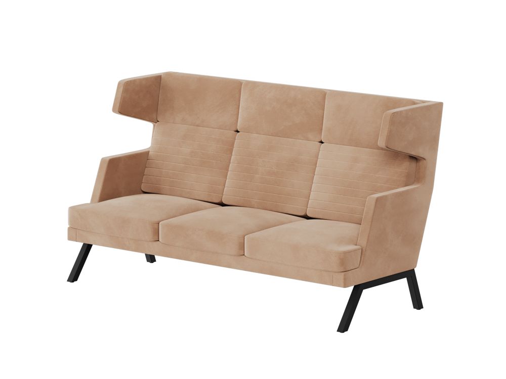 Aldo Диван трёхместный высокий ALD-03