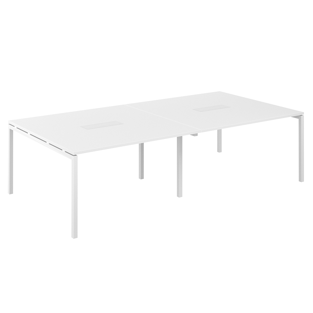Стол переговорный 2800х1438х750 МК40х40 SG.275.WH.44.WH