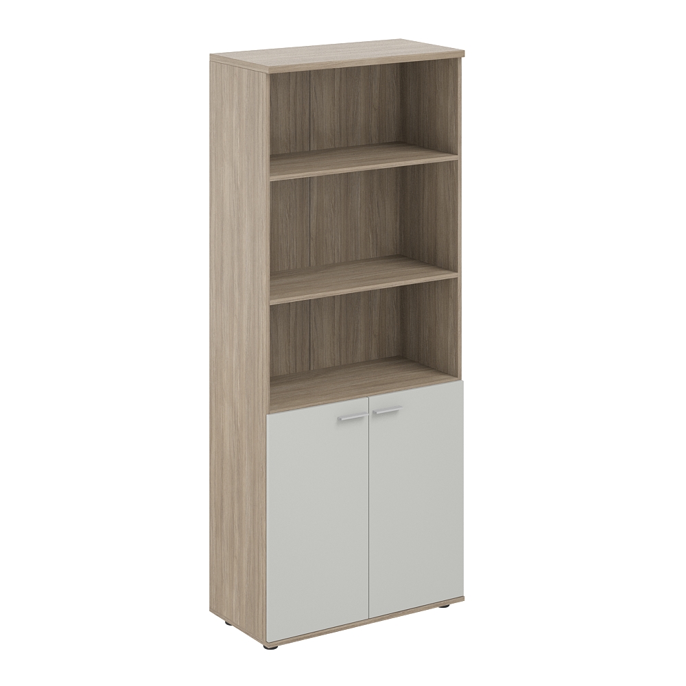 Шкаф высокий полуоткрытый 800х400х1955, 2-х дв, з.ст HDF SG.831.OD.SH