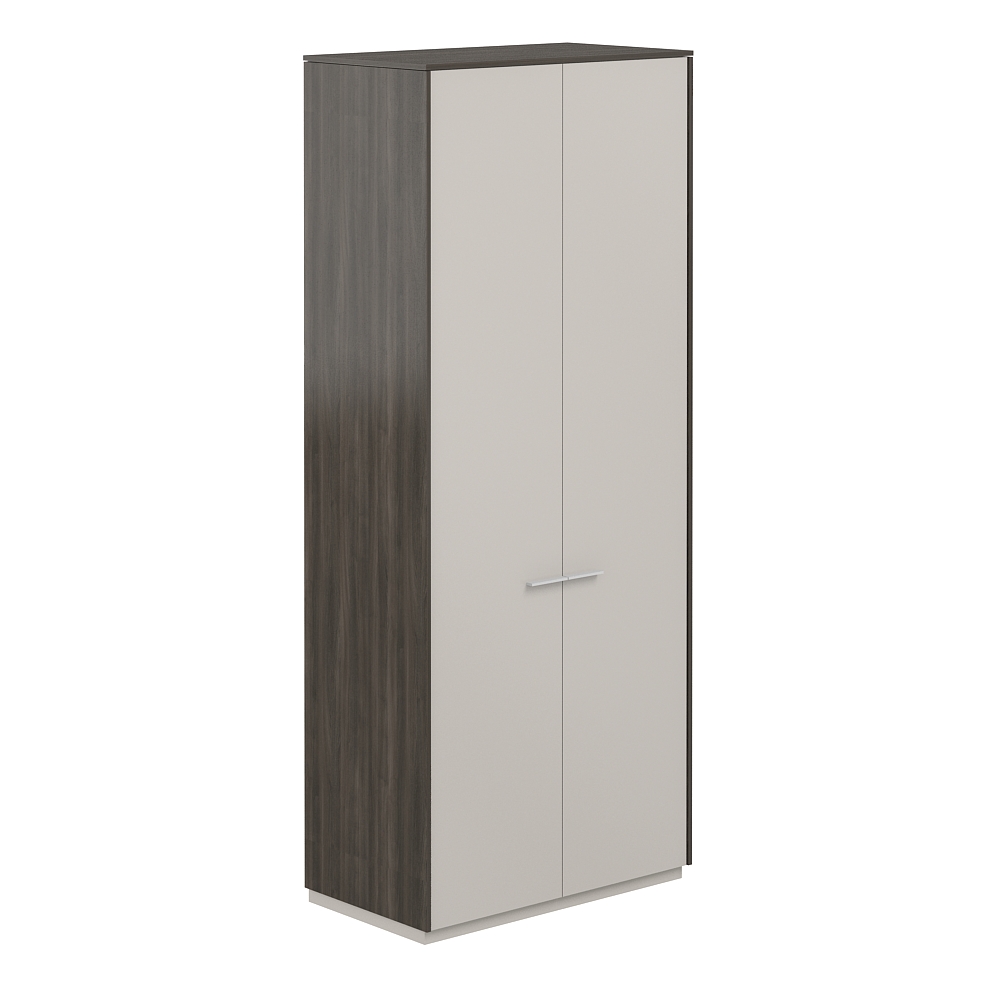 Шкаф высокий 2-х дв., обвязка BT, фасады GS NZ-0371.BT.GS