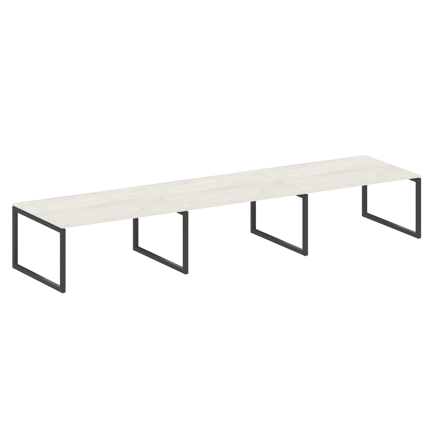 Metal System Quattro Переговорный стол (3 столешницы) на О-оразном м/к 50БО.ПРГ-3.4