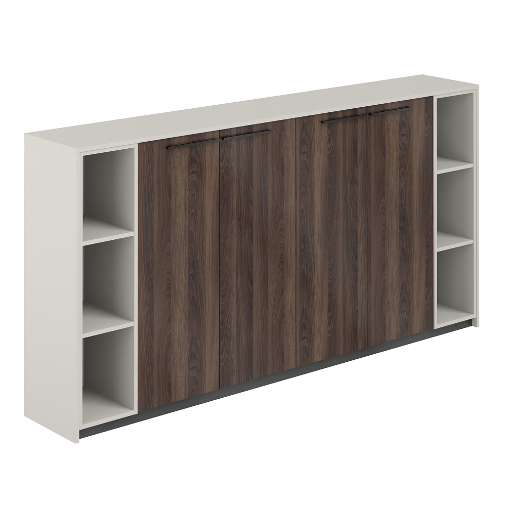 Шкаф средний с 2-мя стеллажами, 1540х410х1226 RF.407.PG.DA.PG