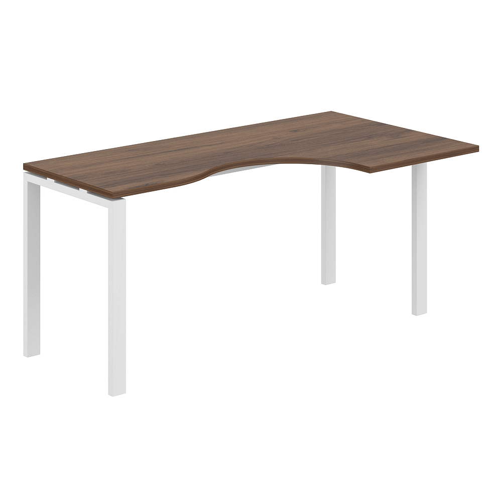 Стол эргономичный 1600х900х750 правый МК60х30 SG.232.DM.63.WH.R