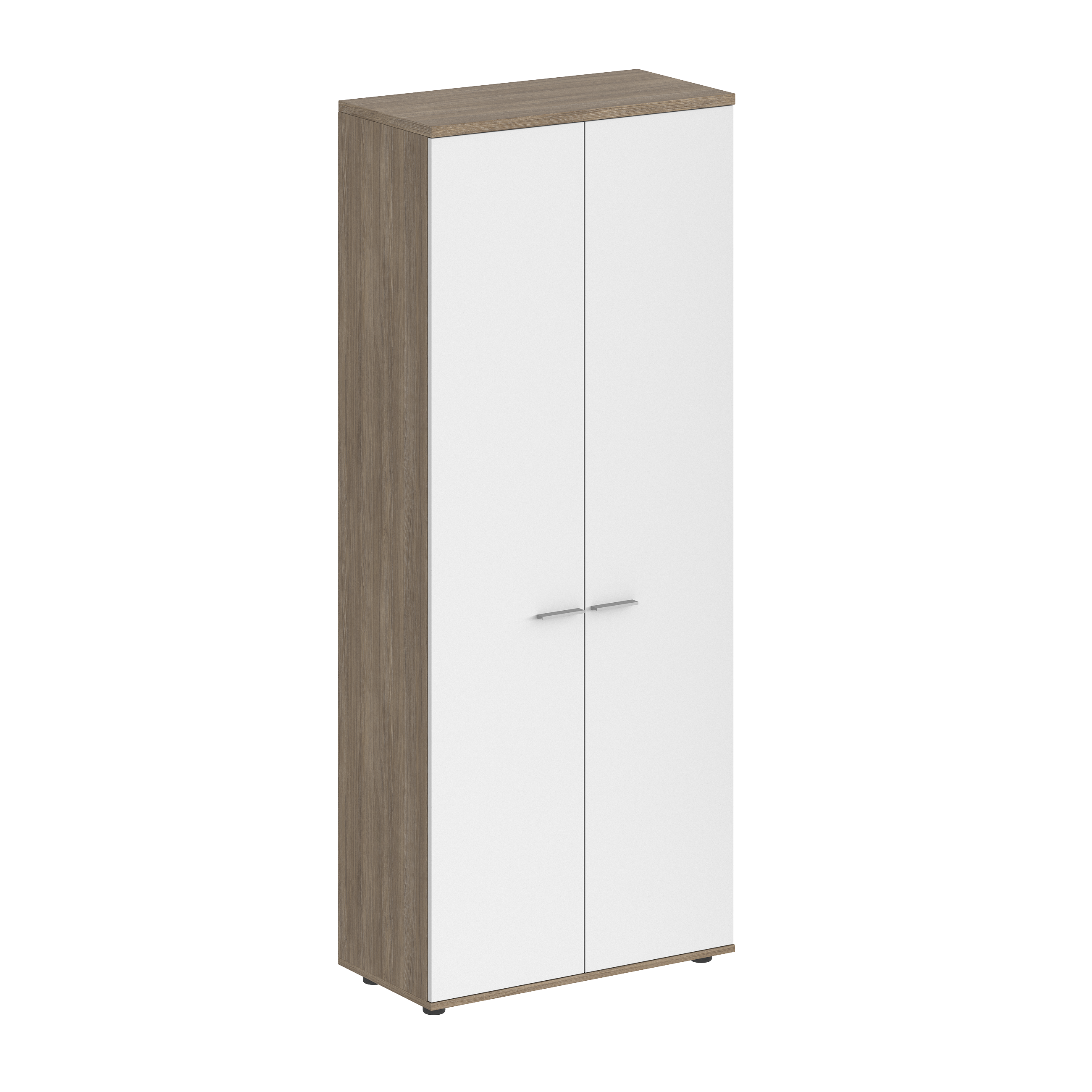 Шкаф высокий 800х400х1955, 2-х дв., з.ст ЛДСП SG.811.OD.WH