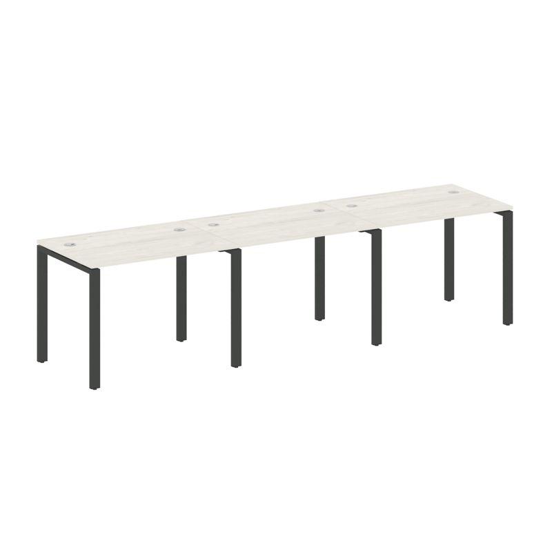 Metal System Рабочая станция на 3 места на П-образном м/к БП.СМ-3.1