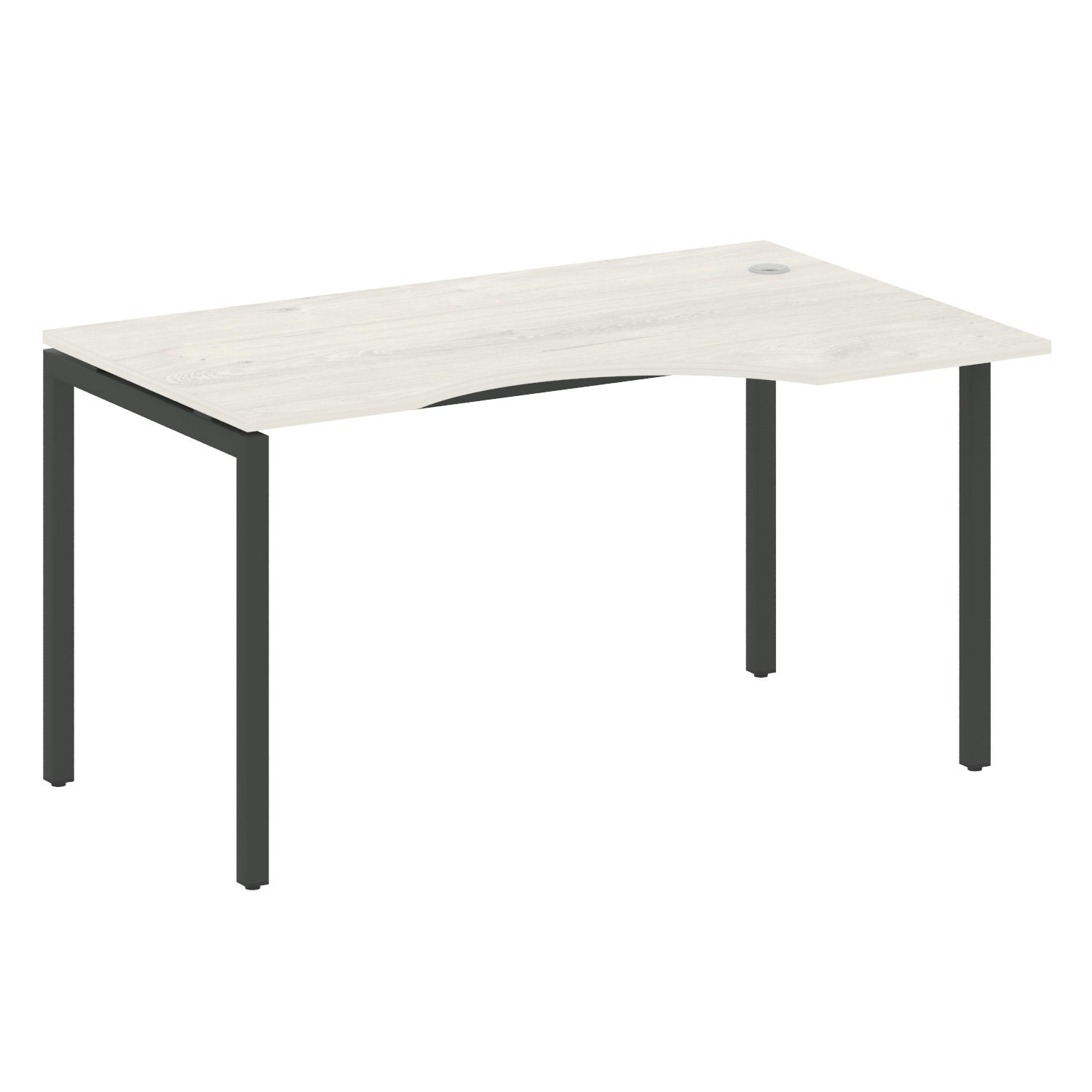 Metal System Quattro Стол криволинейный правый на П-образном м/к 40БП.СА-2 (R)