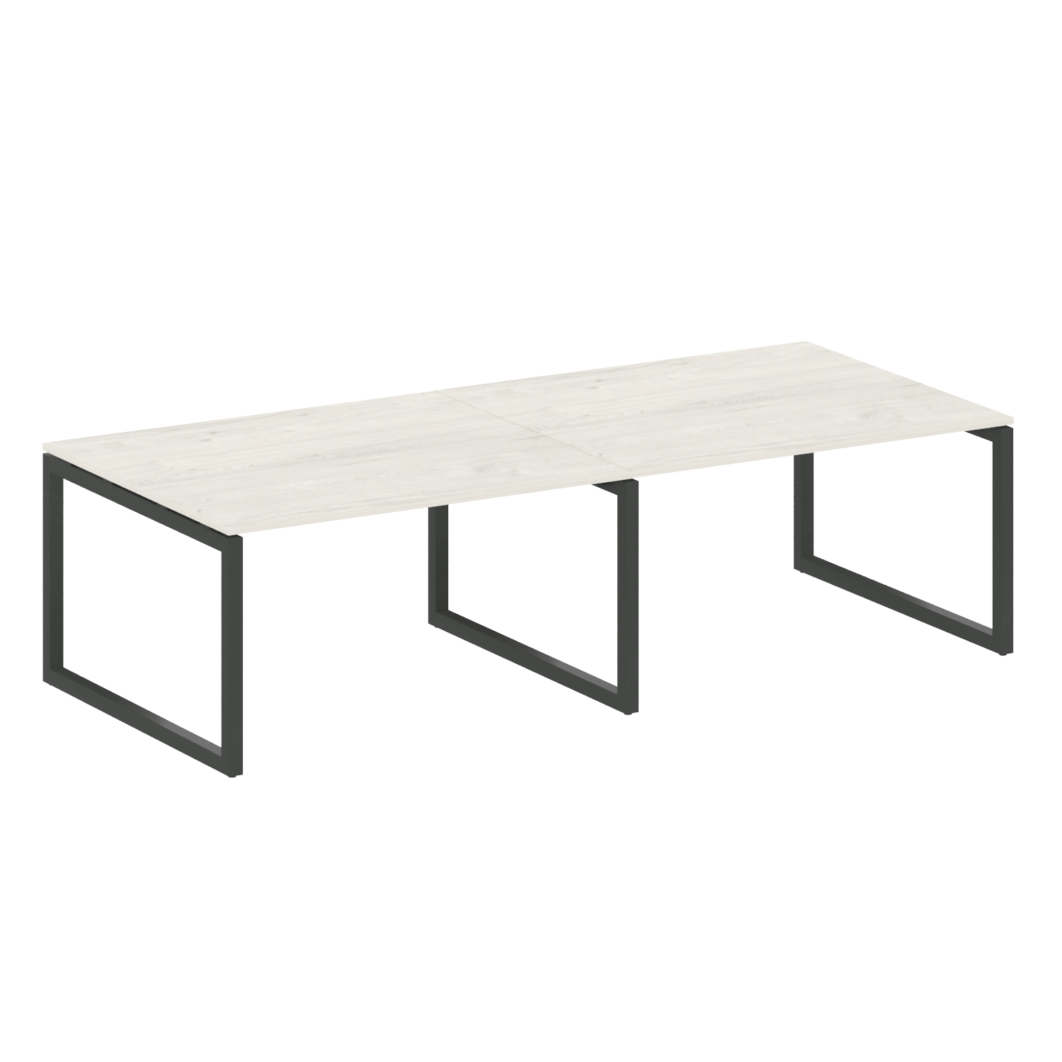 Metal System Quattro Переговорный стол (2 столешницы) на О-образном м/к 50БО.ПРГ-2.3