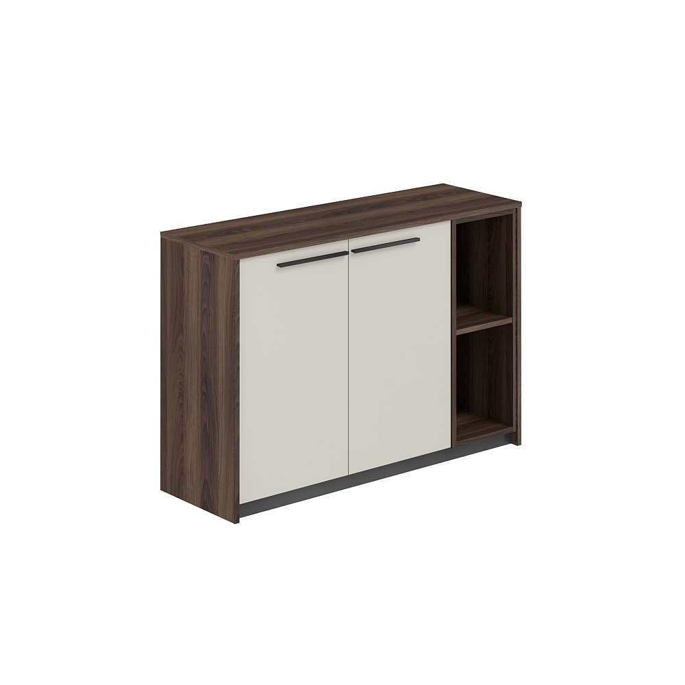 Шкаф низкий со стеллажом, 1240х410х842 RF.324.DA.PG.DA.R