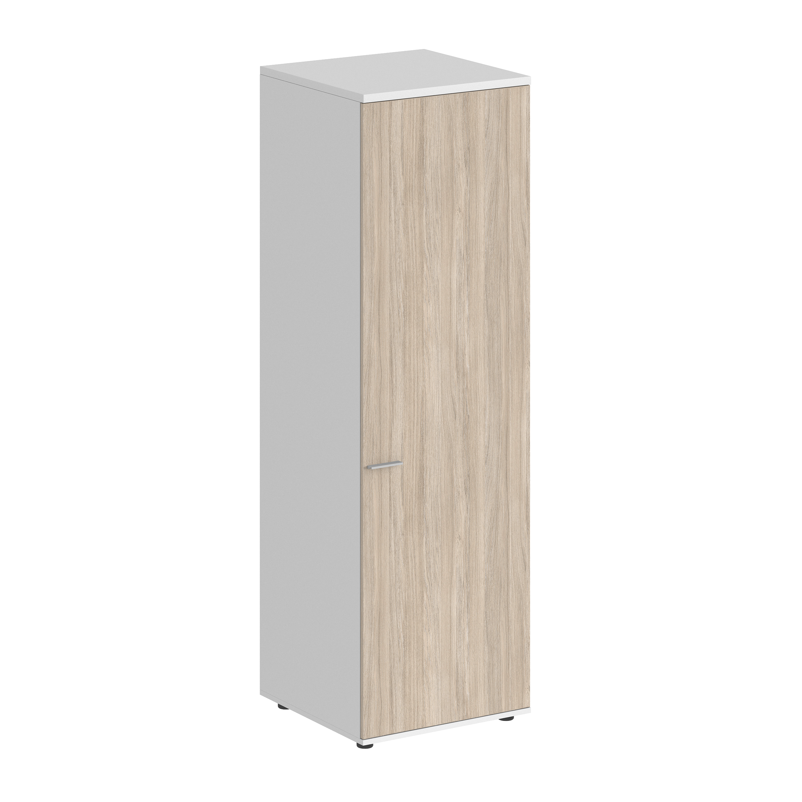 Гардероб 600х600х1955, з.ст ЛДСП 16 мм, правый SG.826.WH.OL.R