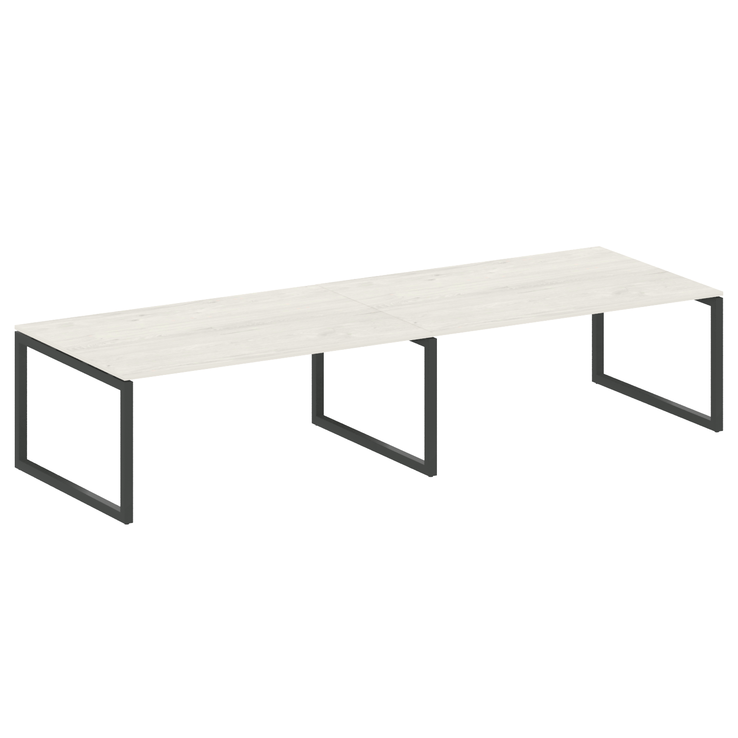 Metal System Quattro Переговорный стол (2 столешницы) на О-образном м/к 50БО.ПРГ-2.5