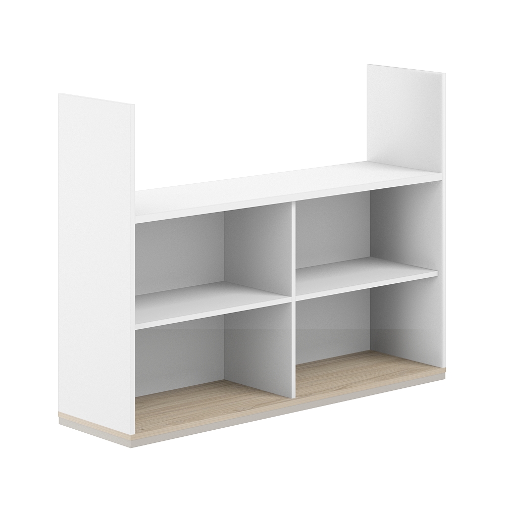 Стеллаж-комбо 1-стор. 1238 AG.251.WH.AR.WH