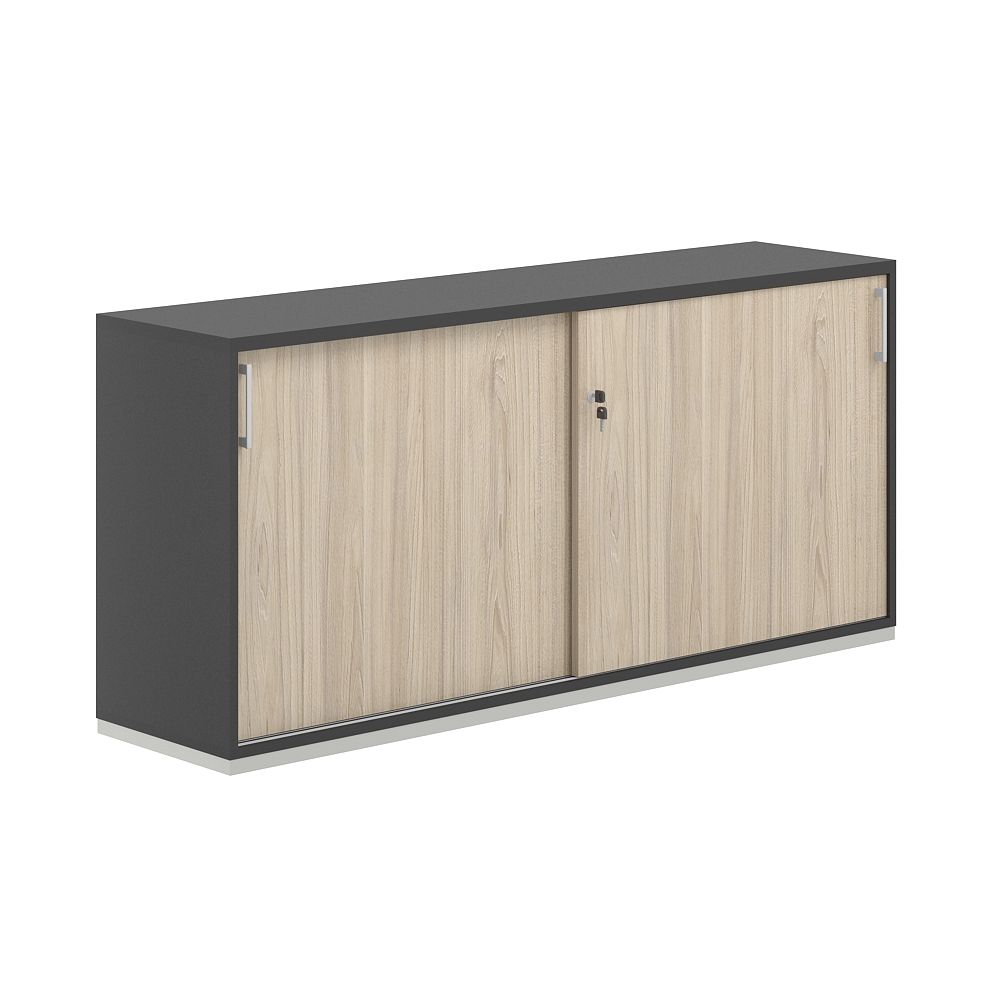 Шкаф-купе 2 ур. 1638х400х750 AG.243.AN.AN.AN