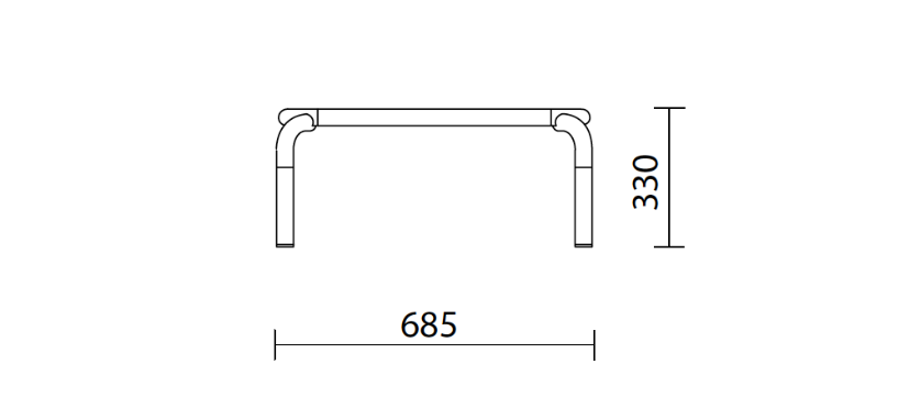 Банкетка Bomm Square table