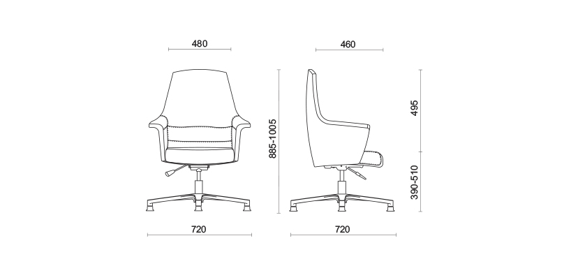 Кресло Of Course Meeting medium back