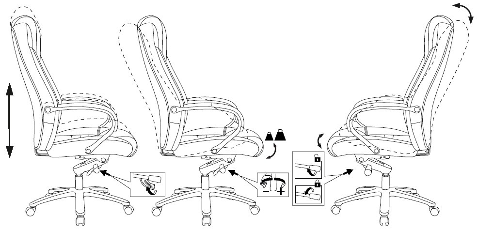 Кресло руководителя Бюрократ T-9923SL