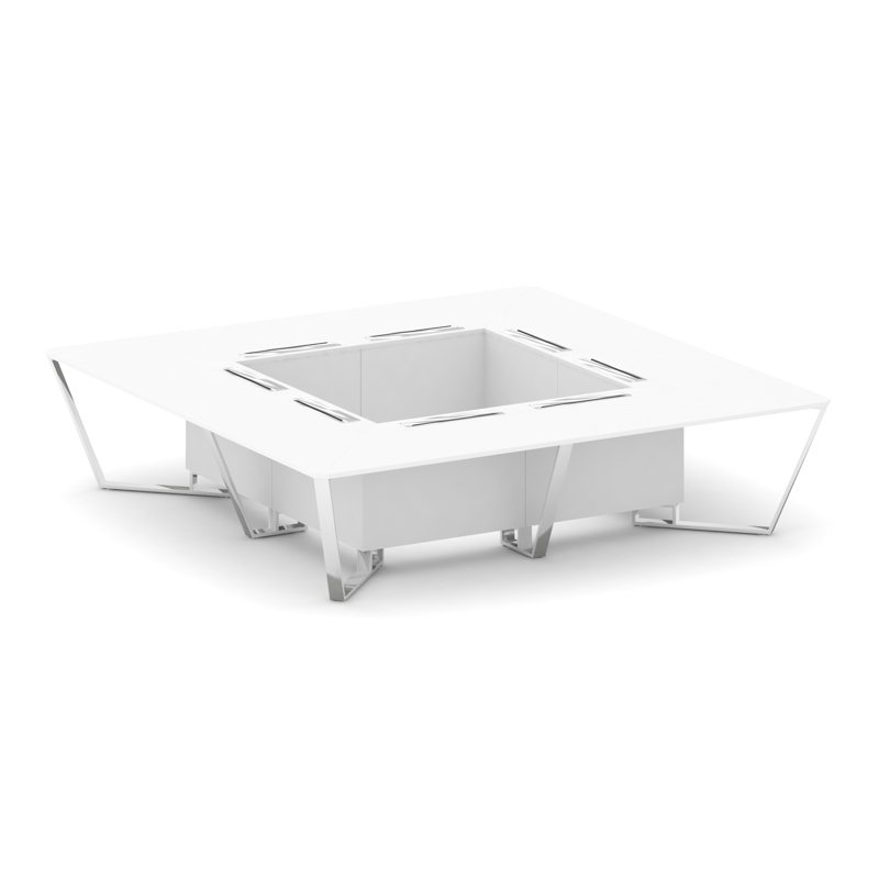 Steel Meet Стол переговорный квадратный MFK-PR.B.SP-16K