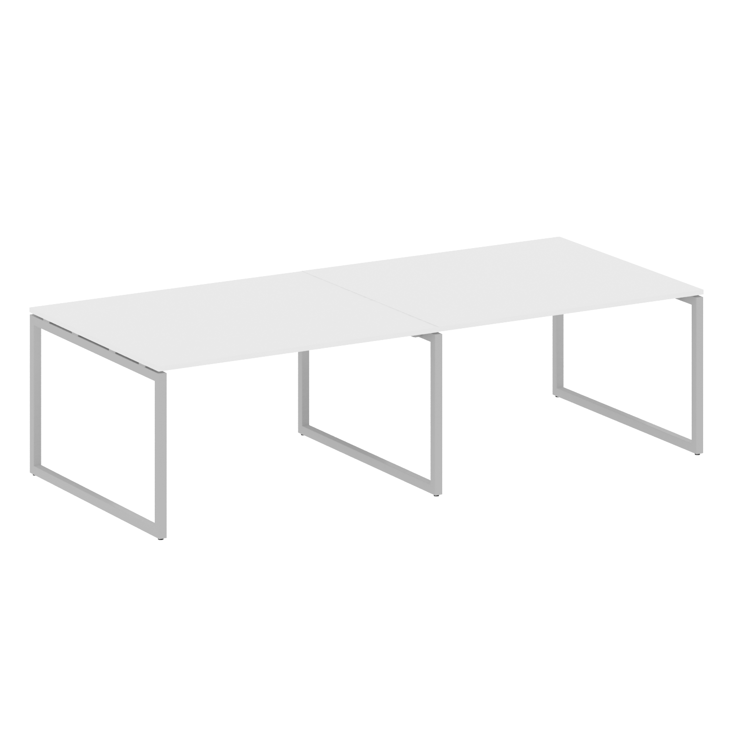 Metal System Quattro Перег. стол (2 столешницы) на О-образном м/к 40БО.ПРГ-2.3