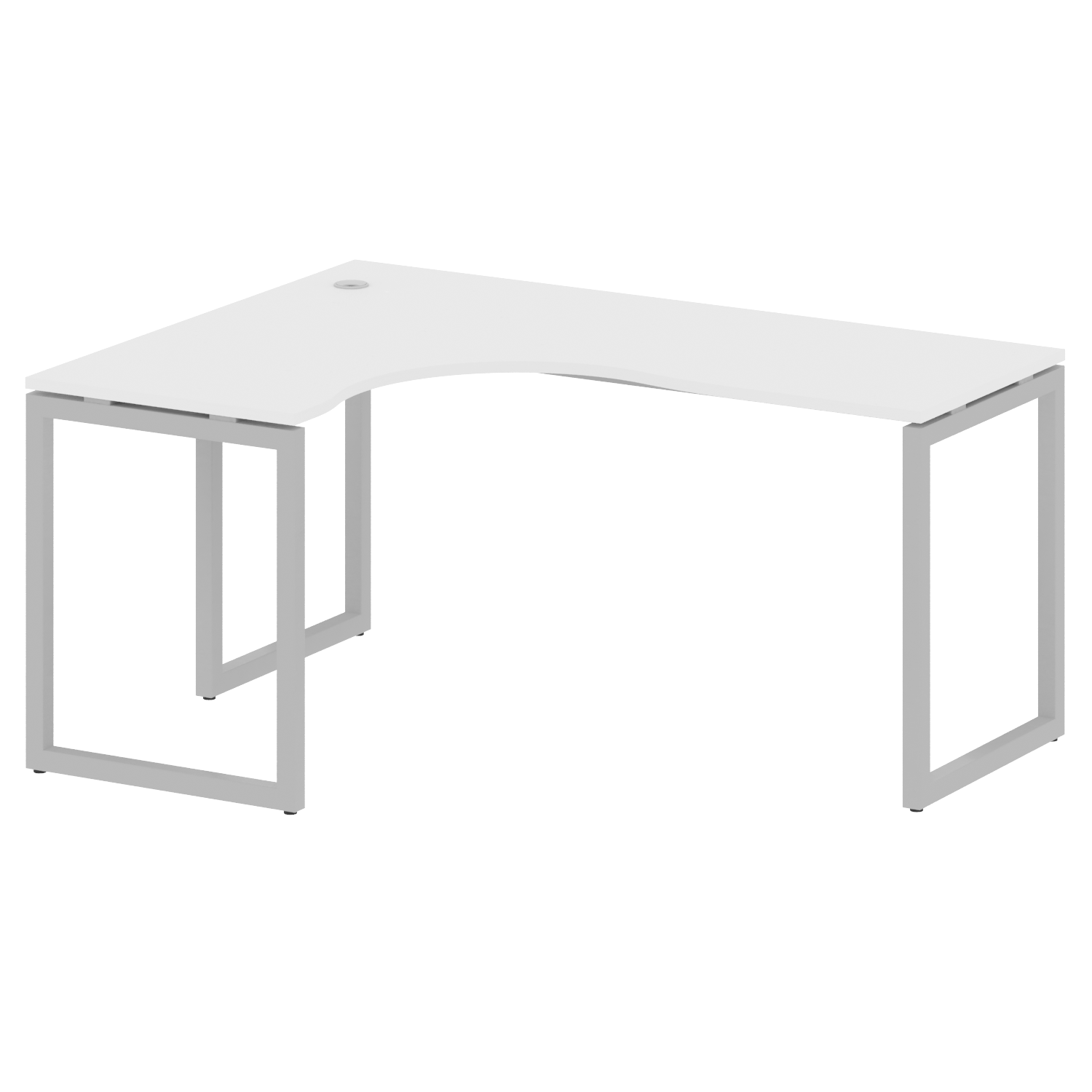 Metal System Quattro Стол криволинейный левый на О-образном м/к 40БО.СА-4 (L)