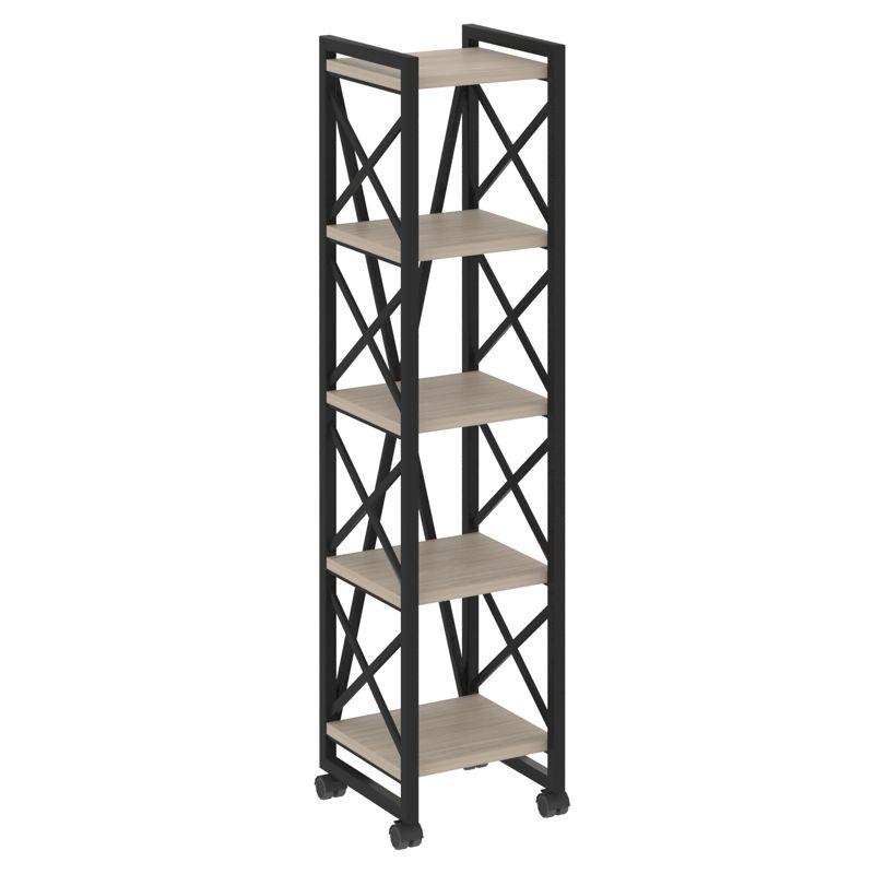 Loft Стеллаж на колесных опорах-5 полок VR.L-MST.K-5.4