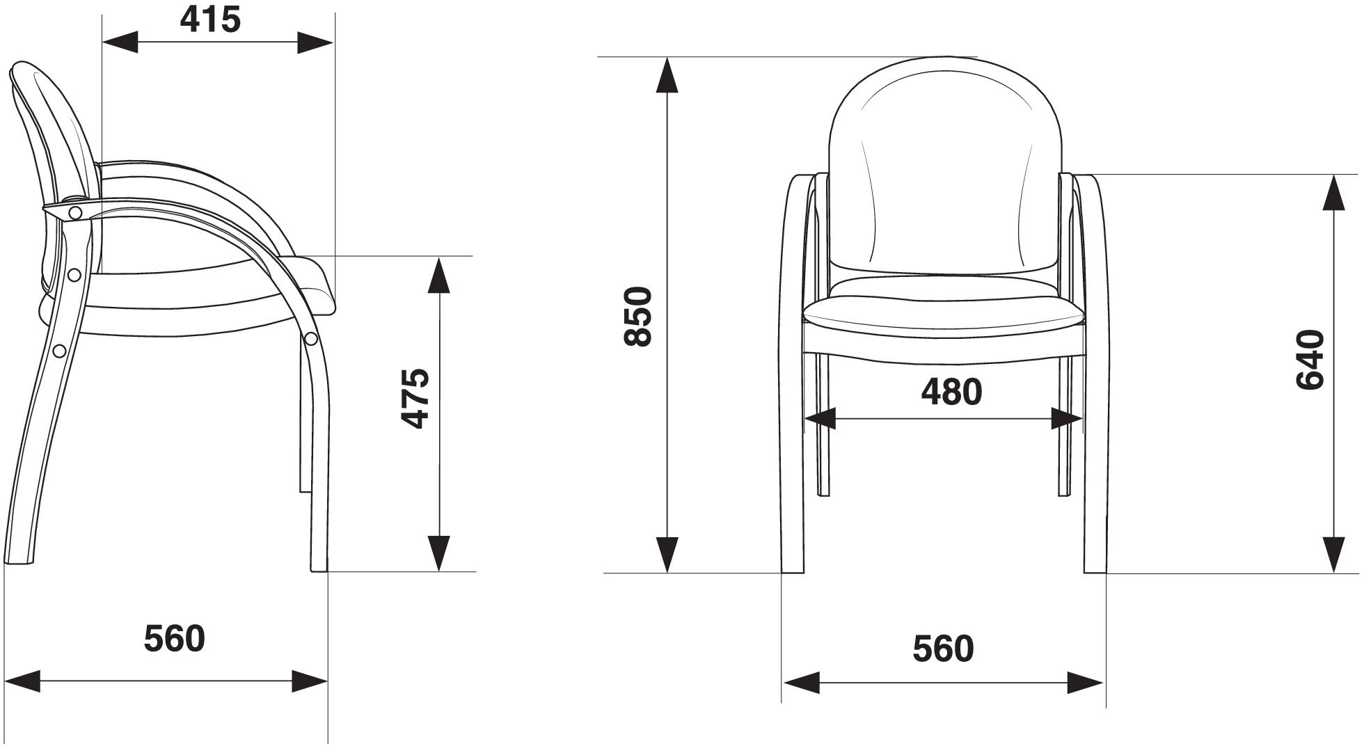 Стул Бюрократ ДЖУНО